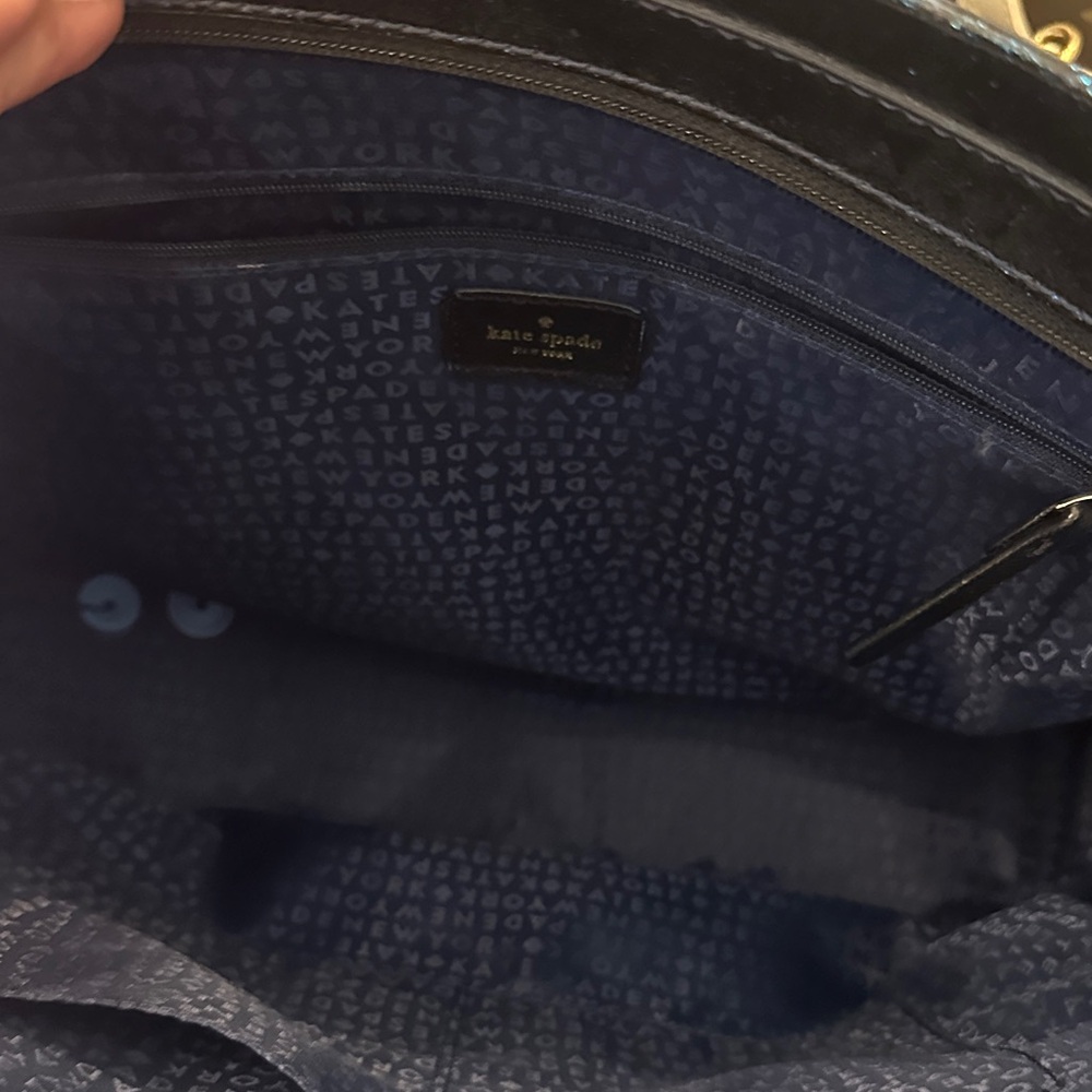 Kate Spade Black Glitter Tote Bag - Picture 4 of 4